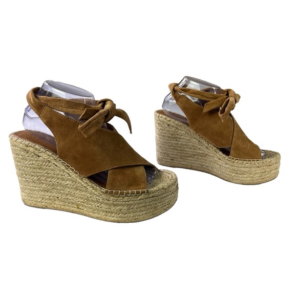 Marc Fisher Mlandira Leather Upper Platform Wedge‎ Womens Shoes Size 9M - Picture 2 of 12